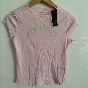 New Wild Fable Light Pink 'Non Merci' Tee